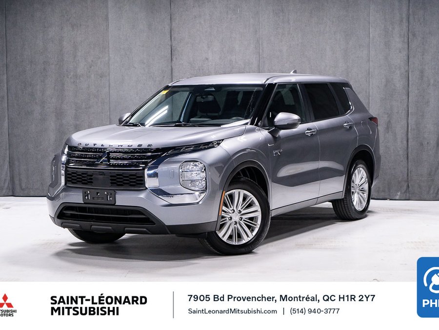 2023 Mitsubishi Outlander Plug-In Hybrid ES PHEV S-AWC 7 PLACES CARPLAY Grey