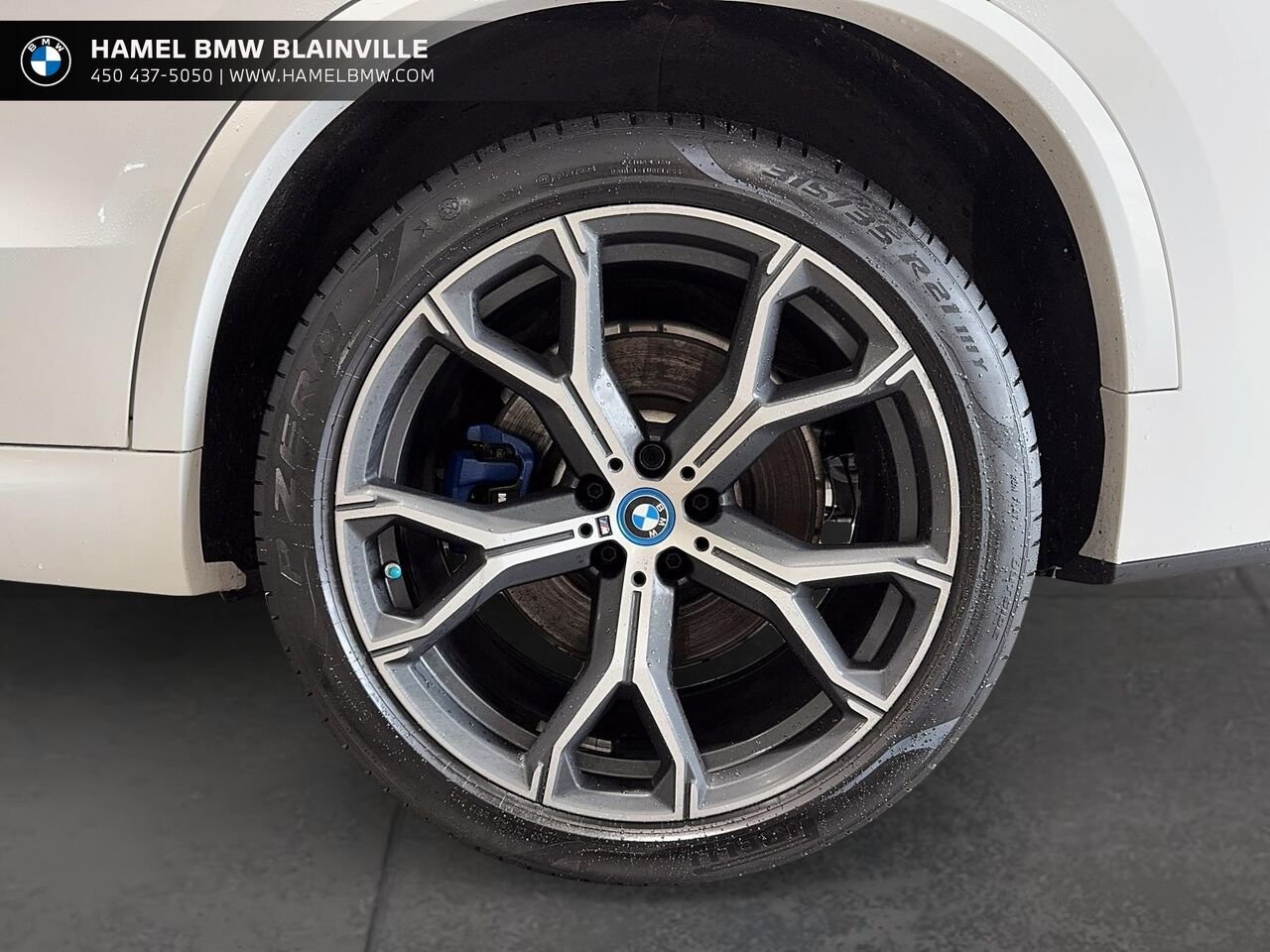 BMW X5 X5 xDrive45e hybride rechargeable 2022 Blanc Blainville - photo #6