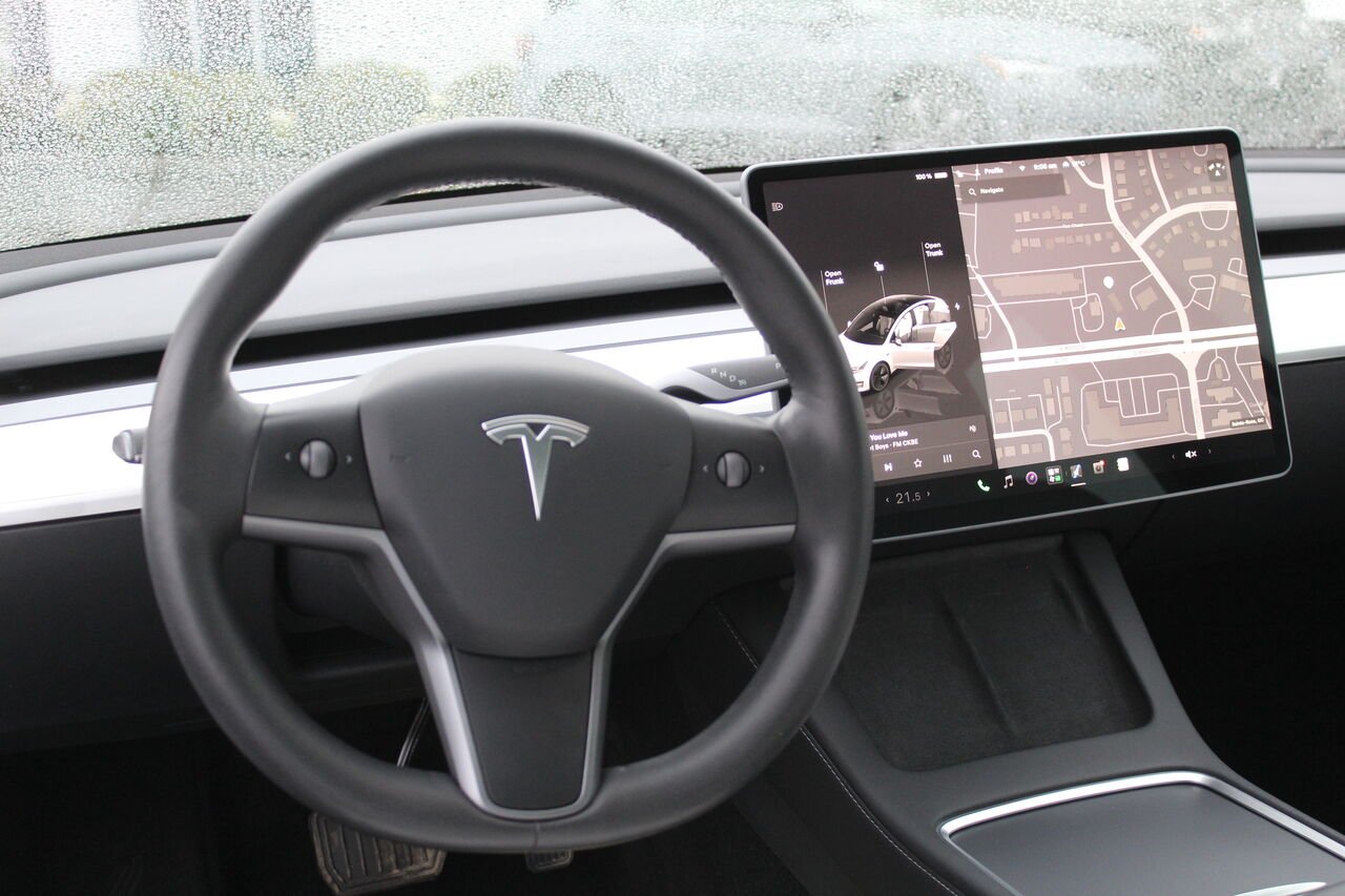 Tesla Model 3 VIN: 5YJ3E1EA5NF309574 2022 Blanc Sainte-Rose - photo #11