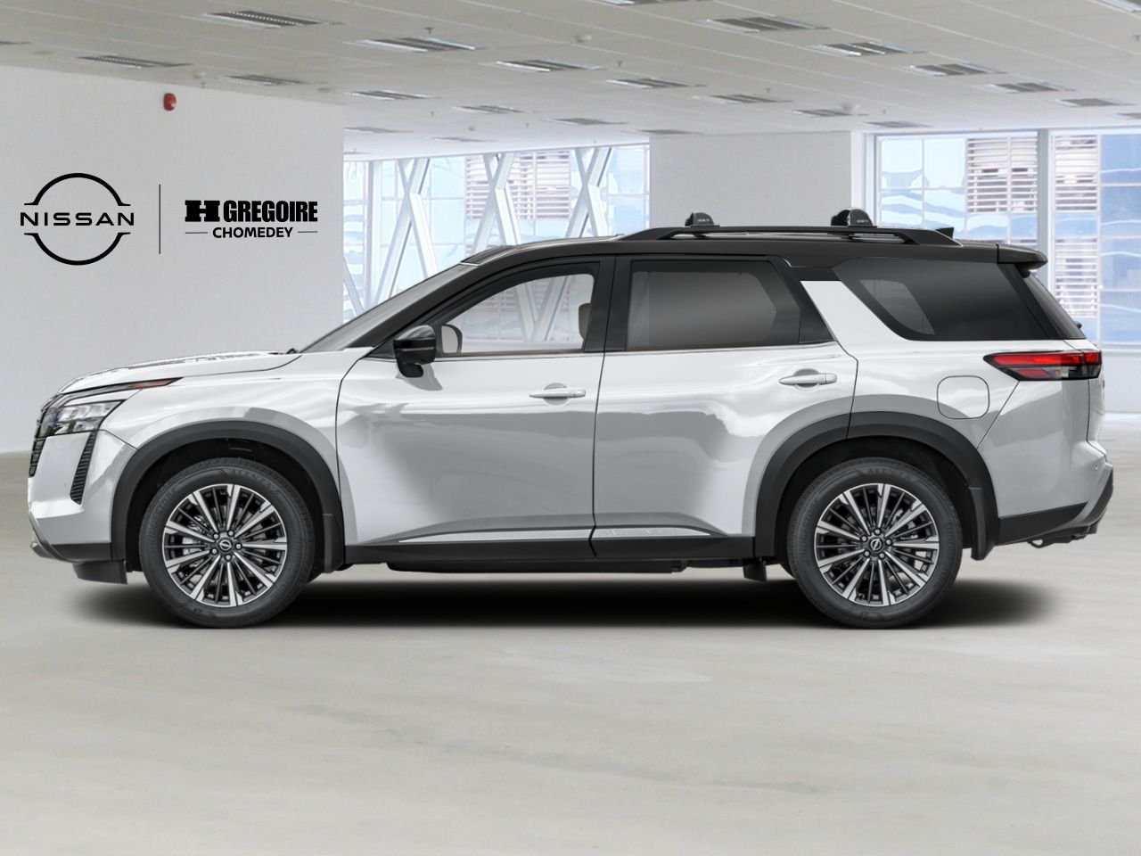 Nissan Pathfinder C6P948T | Platinum 2026 Blanc Everest nacré triple couche/Noir intense Laval - photo #1