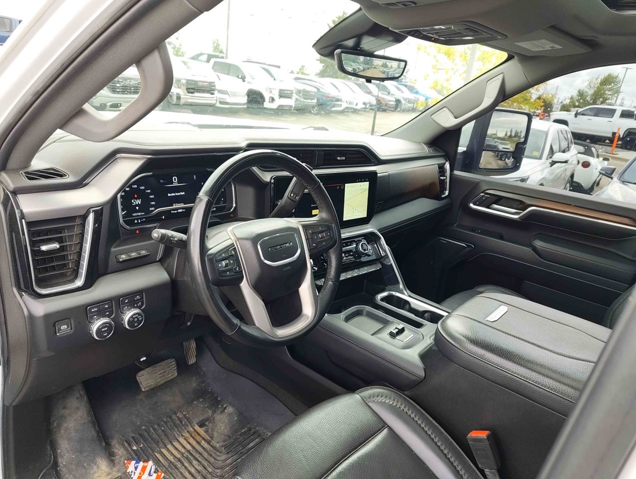 2024 GMC Sierra 3500HD 4WD Crew Cab 159 Denali White Sherwood Park - photo #6