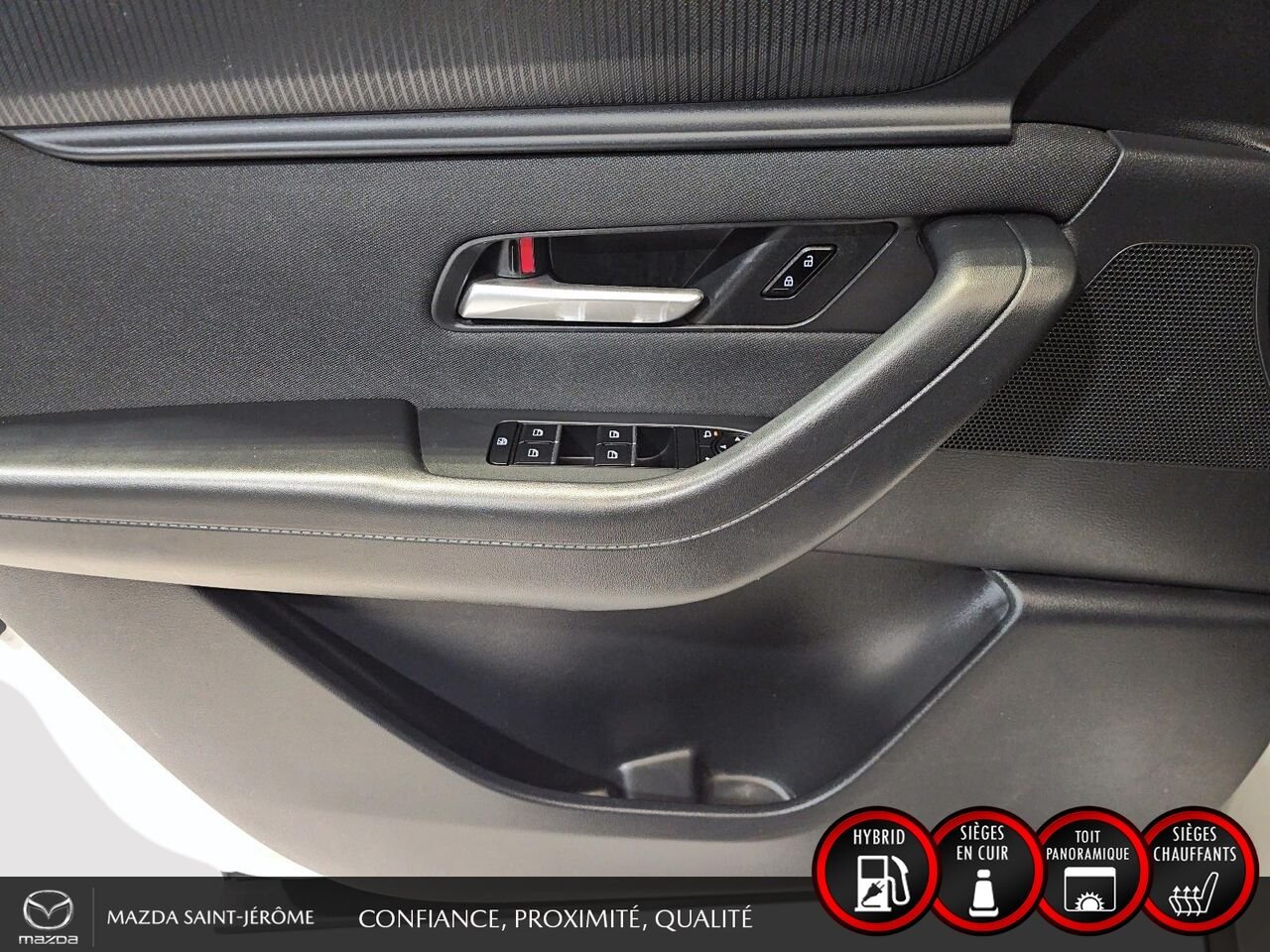 2024 Mazda CX-90 hybride rechargeable GS-L | 1 PROPRIÉTAIRE | HYBRIDE RECHARGEABLE | CUIR | TOIT OUVRANT | AWD White Saint-Jérôme - photo #11