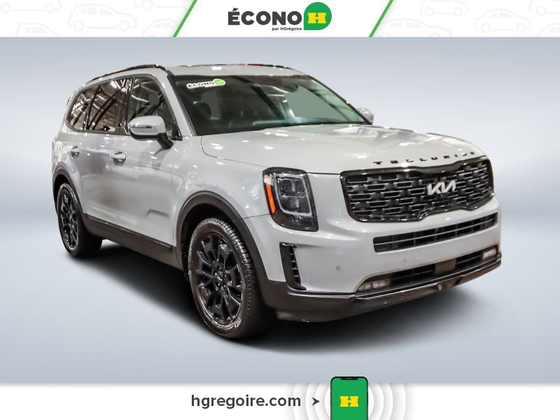 Kia Telluride NIGHTSKY AWD CUIR TOIT NAV BLUETOOTH CAMÉRA MAGS 2022 Gris