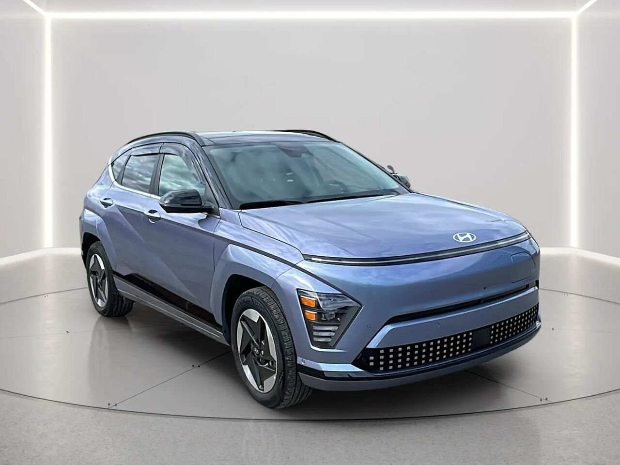 Hyundai Kona électrique Preferred TA avec ensemble Ultimate deux tons 2025 Bleu Gatineau - photo #6