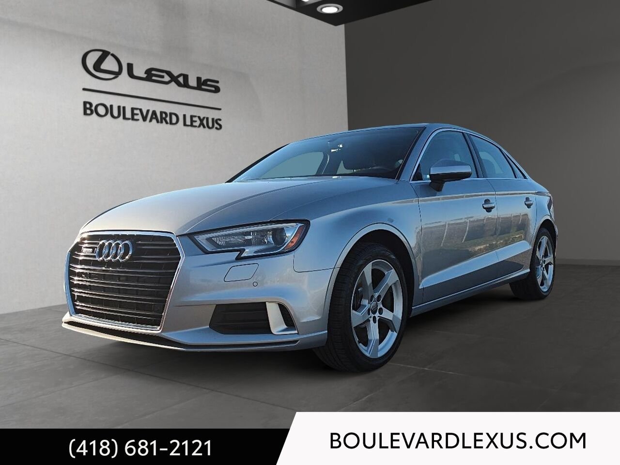 Audi A3 berline 19982B | Komfort 45 TFSI quattro 2019 Argent Québec - photo #0