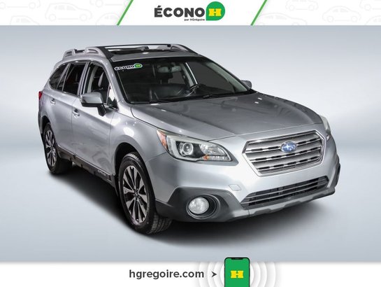 Subaru Outback 2.5i w/Limited Pkg AWD CUIR TOIT BLUETOOTH CAMÉRA 2015 Argent