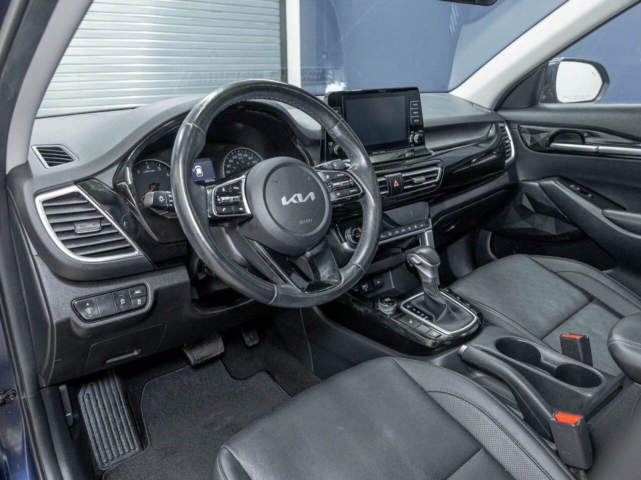 Kia Seltos EX PREMIUM AWD *TOIT* SIÈGES CHAUF CARPLAY ALERTES 2023 Bleu Saint-Jérôme - photo #1
