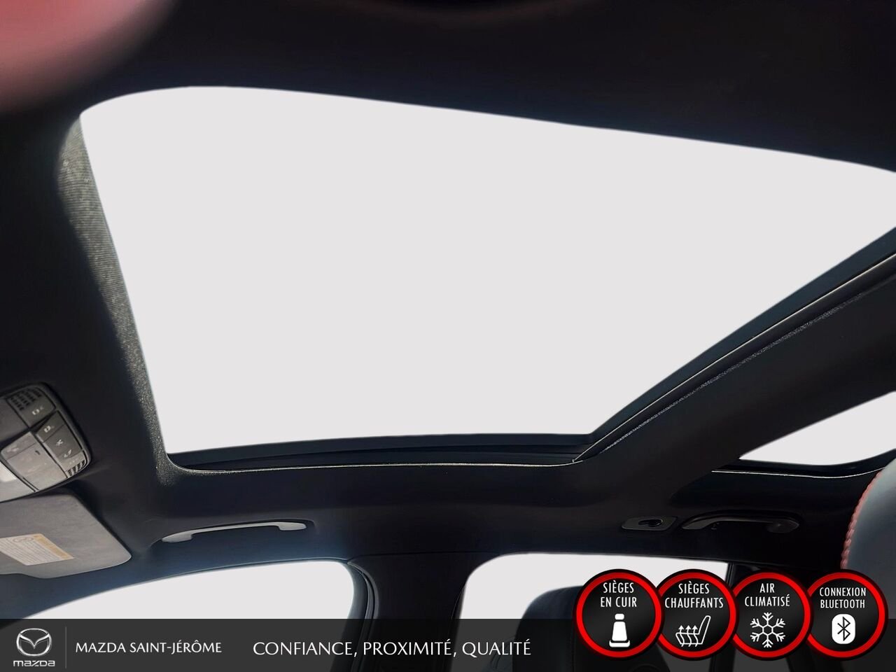 Mercedes-Benz GLC GLC 63 S AMG | CUIR ROUGE | TOIT PANORAMIQUE | 2019 Blanc Saint-Jérôme - photo #18