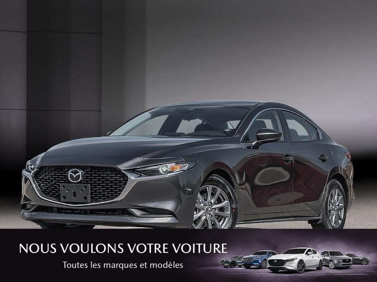 2026 Mazda Mazda3 JM1BPBCL6T1875314 Machine Grey Metallic Mirabel - photo #0