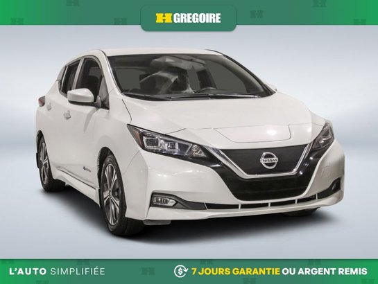 2019 Nissan Leaf SV AUTO A/C GR ELECT MAGS CAM RECUL BLEUTOOTH White