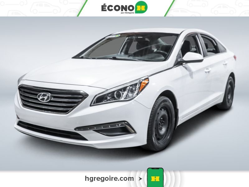 Hyundai Sonata 2.4L GL GR ÉLEC A/C BLUETOOTH CAMÉRA MAGS 2016 Blanc