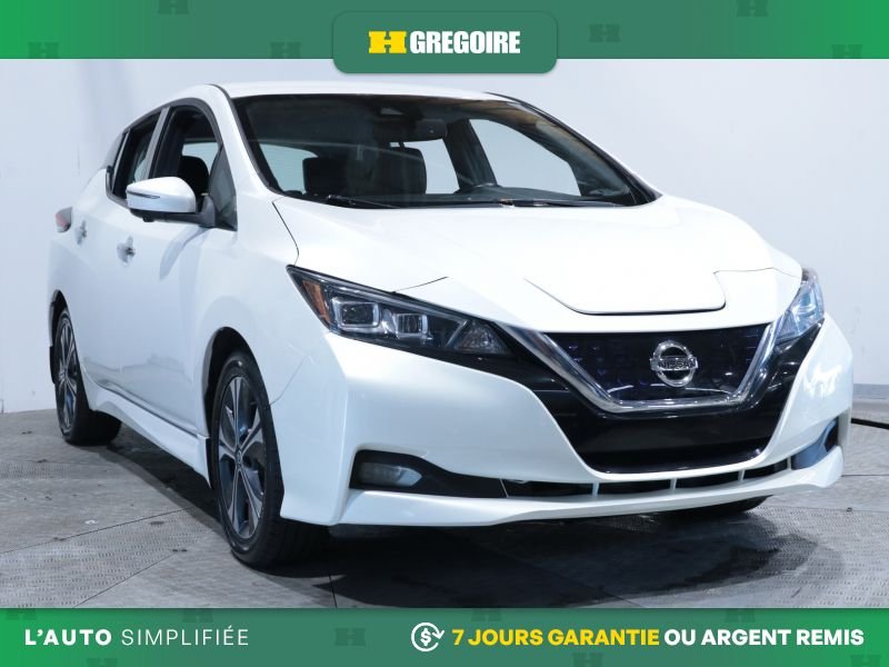 Nissan Leaf 820382 | SL PLUS AUTO AC CUIR NAV MAGS CAM RECULE 2020 Blanc Laval - photo #0