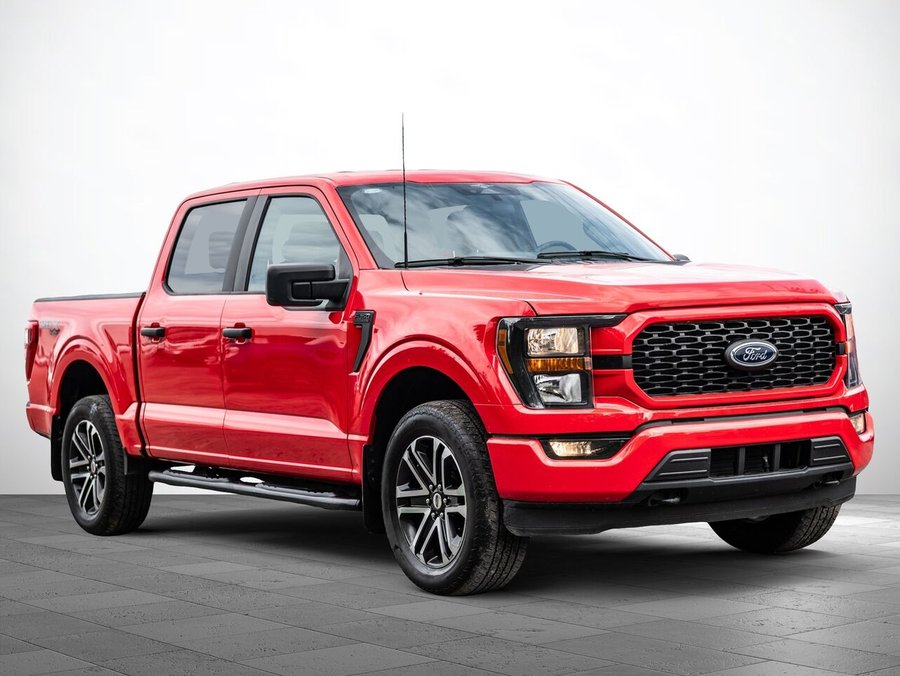 Ford F-150 STX SUPER CREW 4X4 CAMERA ENSEMBLE REMORQUAGE 2023 Rouge