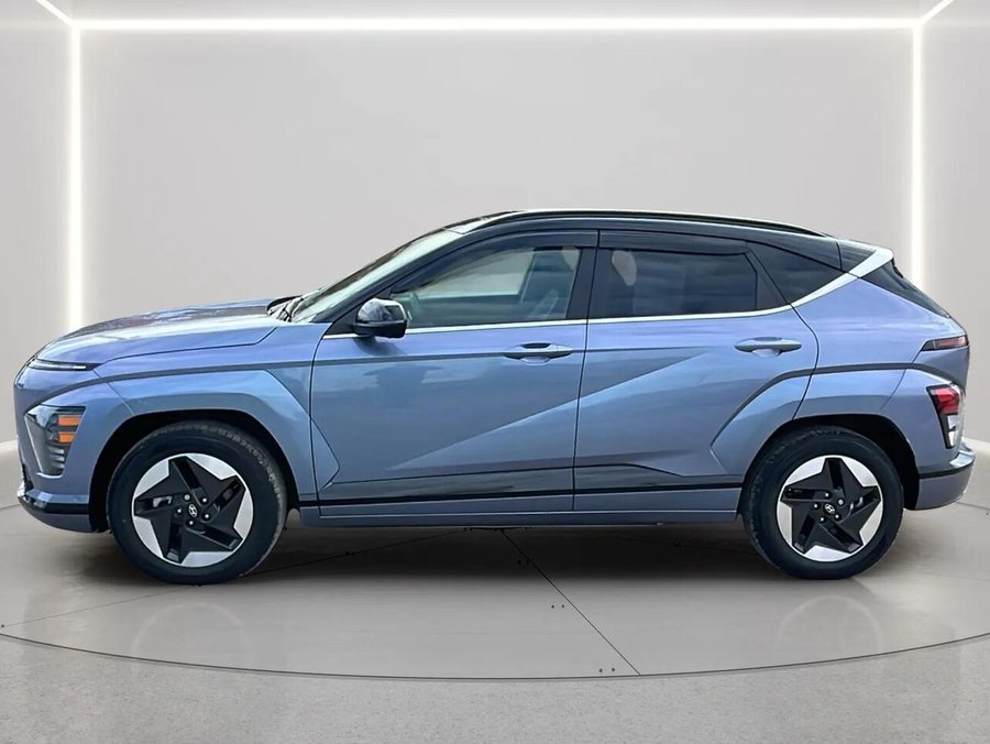 2025 Hyundai Kona Electric Preferred TA avec ensemble Ultimate deux tons Blue