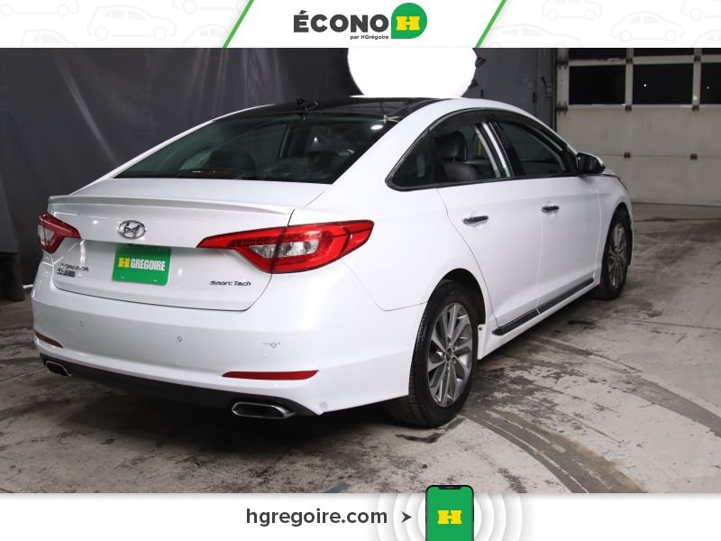 Hyundai Sonata 822298 | 2.4L SPORT TECH AUTO A/C GR ELECT MAGS 2016 Blanc Laval - photo #6