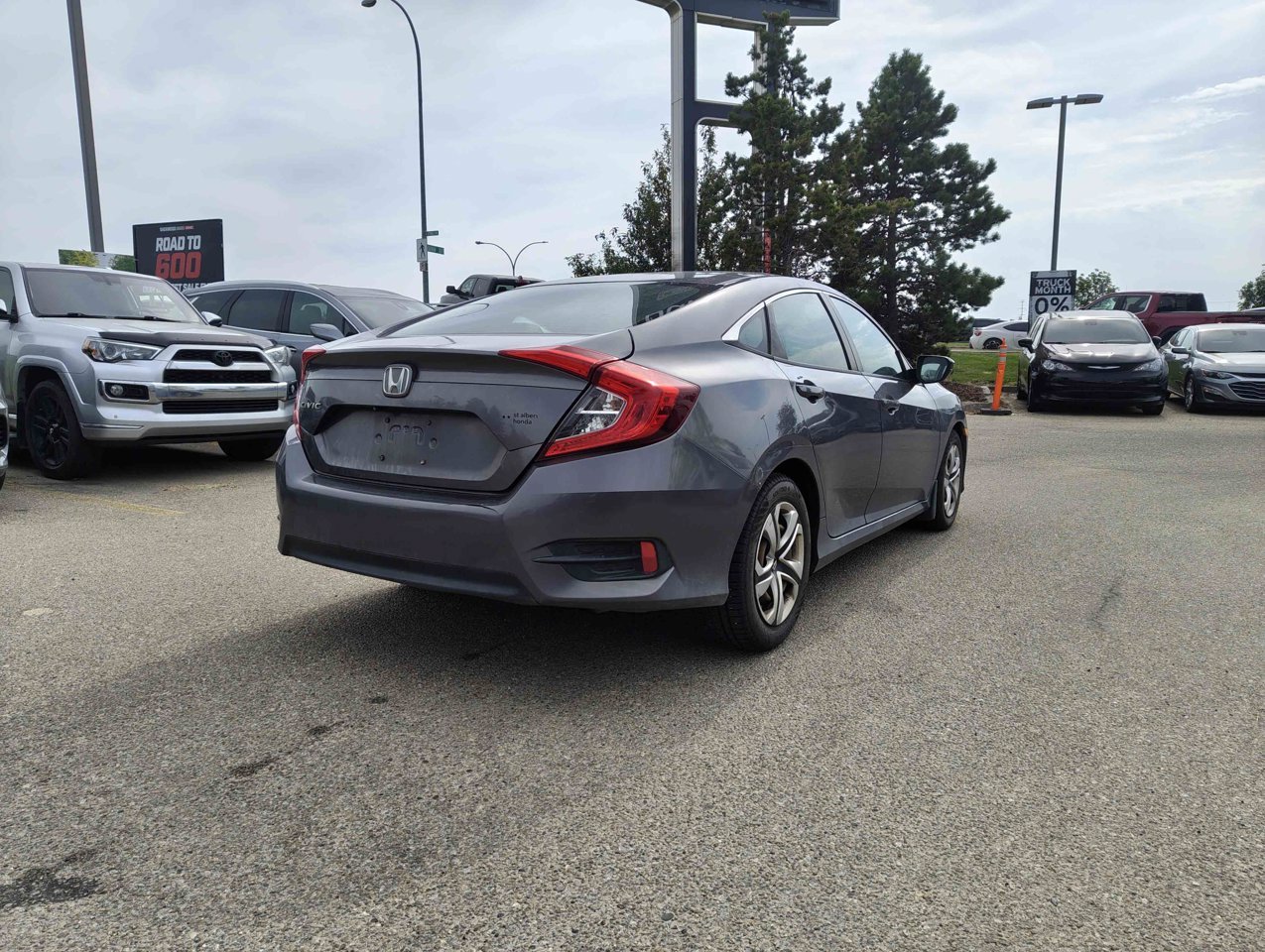 2016 Honda Civic Sedan 4dr CVT LX Grey Sherwood Park - photo #5