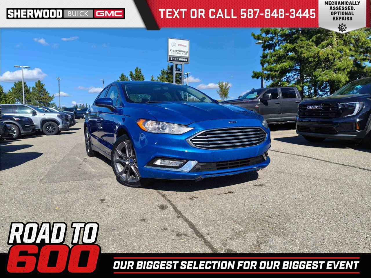 2018 Ford Fusion SE FWD Blue Sherwood Park - photo #0