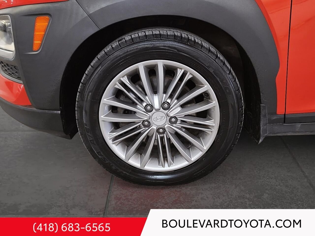 2020 Hyundai KONA 100574A-91 | 2.0L LUXE, AWD Orange Québec - photo #6