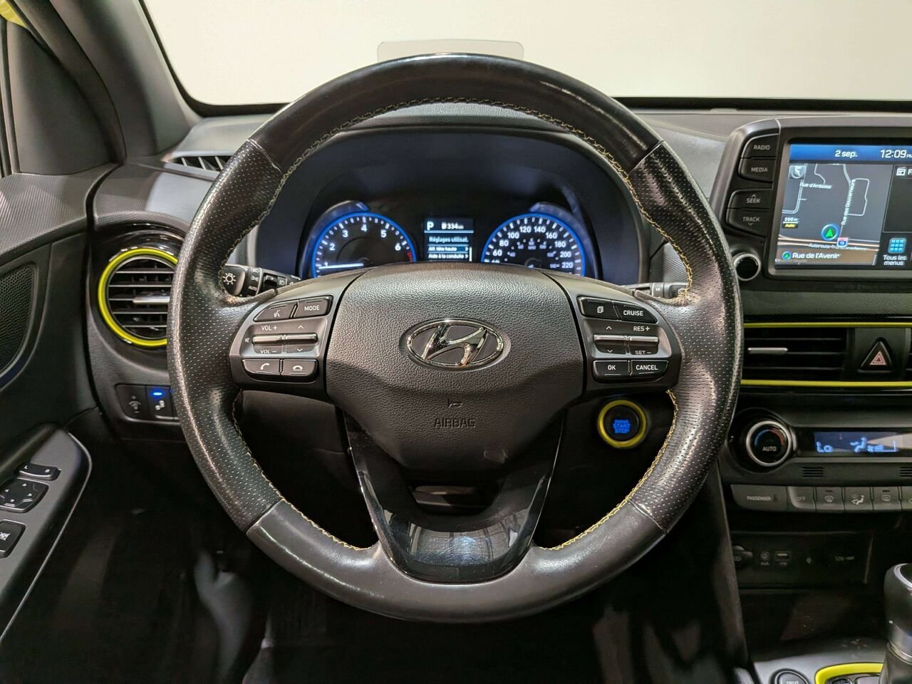 2019 Hyundai Kona 1.6T Ultimate AWD w/Lime Colour Pack Green Val-David - photo #13