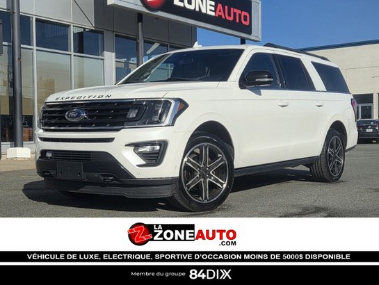 Ford Expedition Limited Max 7 Passagers + Sièges Ventilés + Système Audio B&O 2020 Blanc
