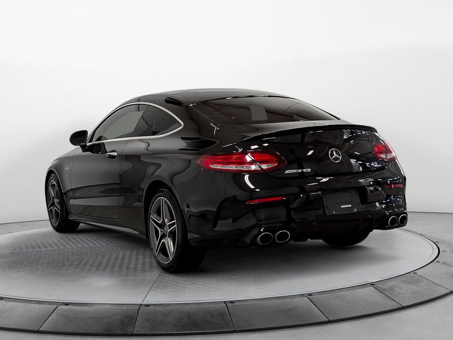 MERCEDES C 43 AMG Coupe Toit Pano Bas Km AWD 2022 Noir