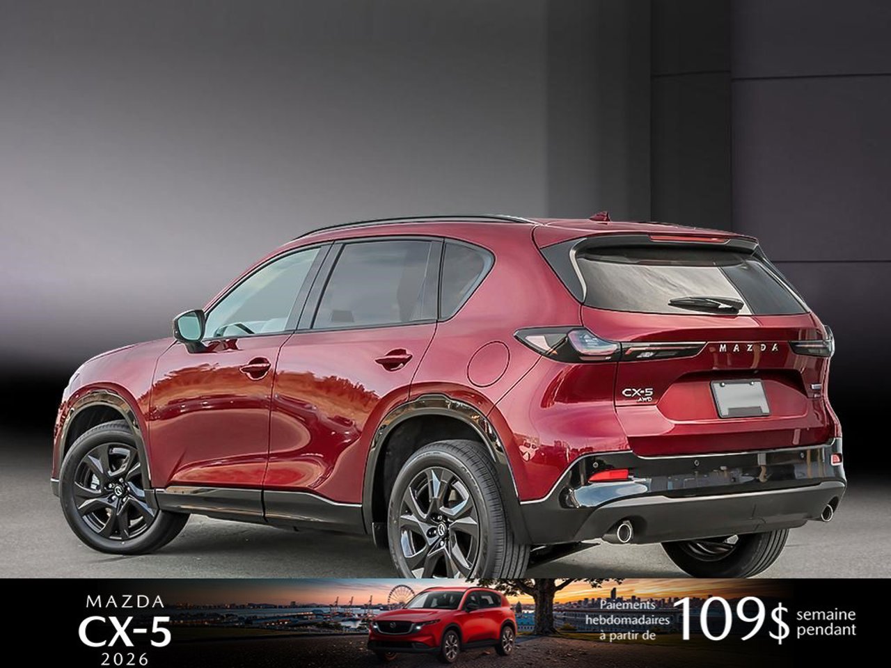 Mazda CX-5 JM3KMCHA7T0179872 2026 Rouge vibrant cristal métallisé Mirabel - photo #3