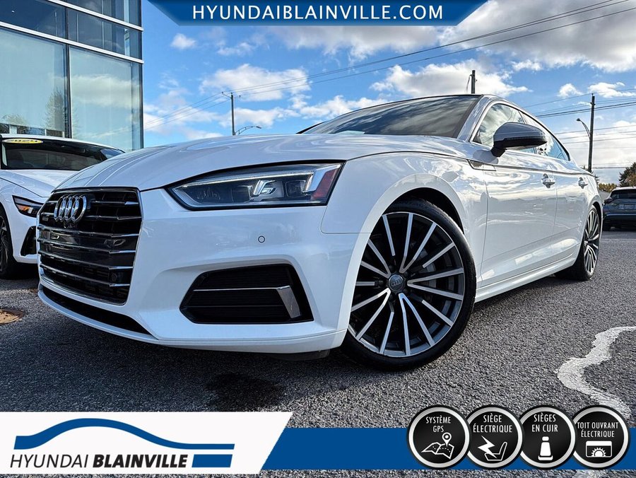 Audi A5 Sportback Technik 2.0 TFSI quattro S tronic 2018 Blanc