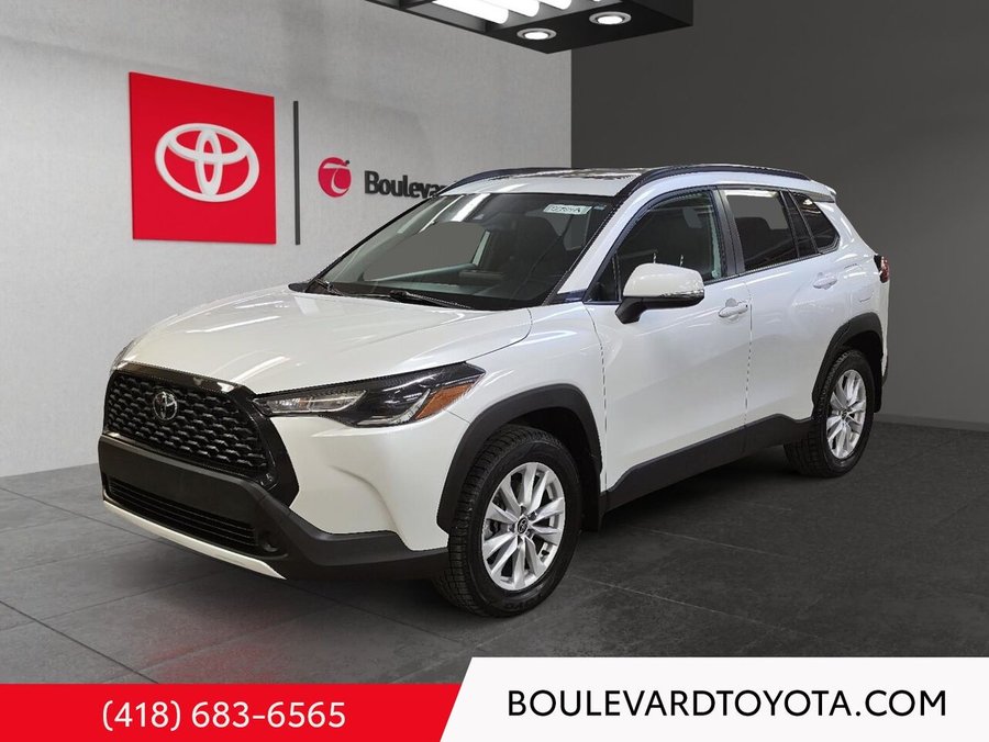Toyota Corolla Cross LE, AWD, GROUPE PREMIUM 2022 Blanc
