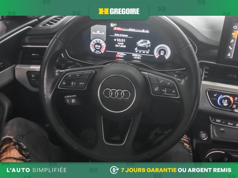 Audi A4 821306 | PROGRESSIVE AWD AUTO A/C CUIR TOIT NAV MAGS 2021 Noir Laval - photo #18