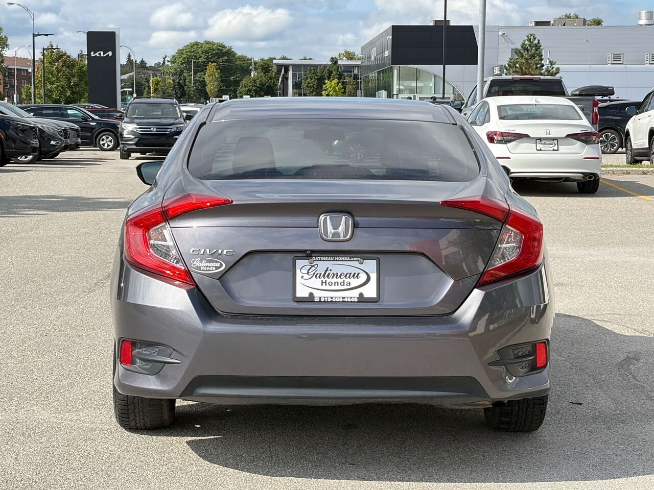 Honda Civic EX 2016 Gris Gatineau - photo #4