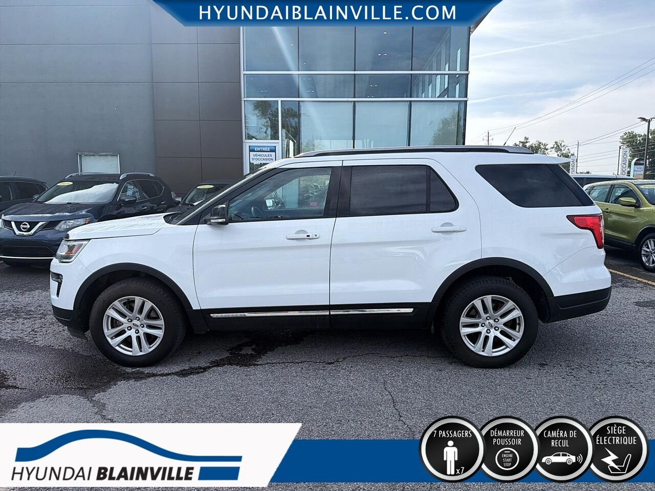 Ford Explorer 2018 Blanc Blainville - photo #6