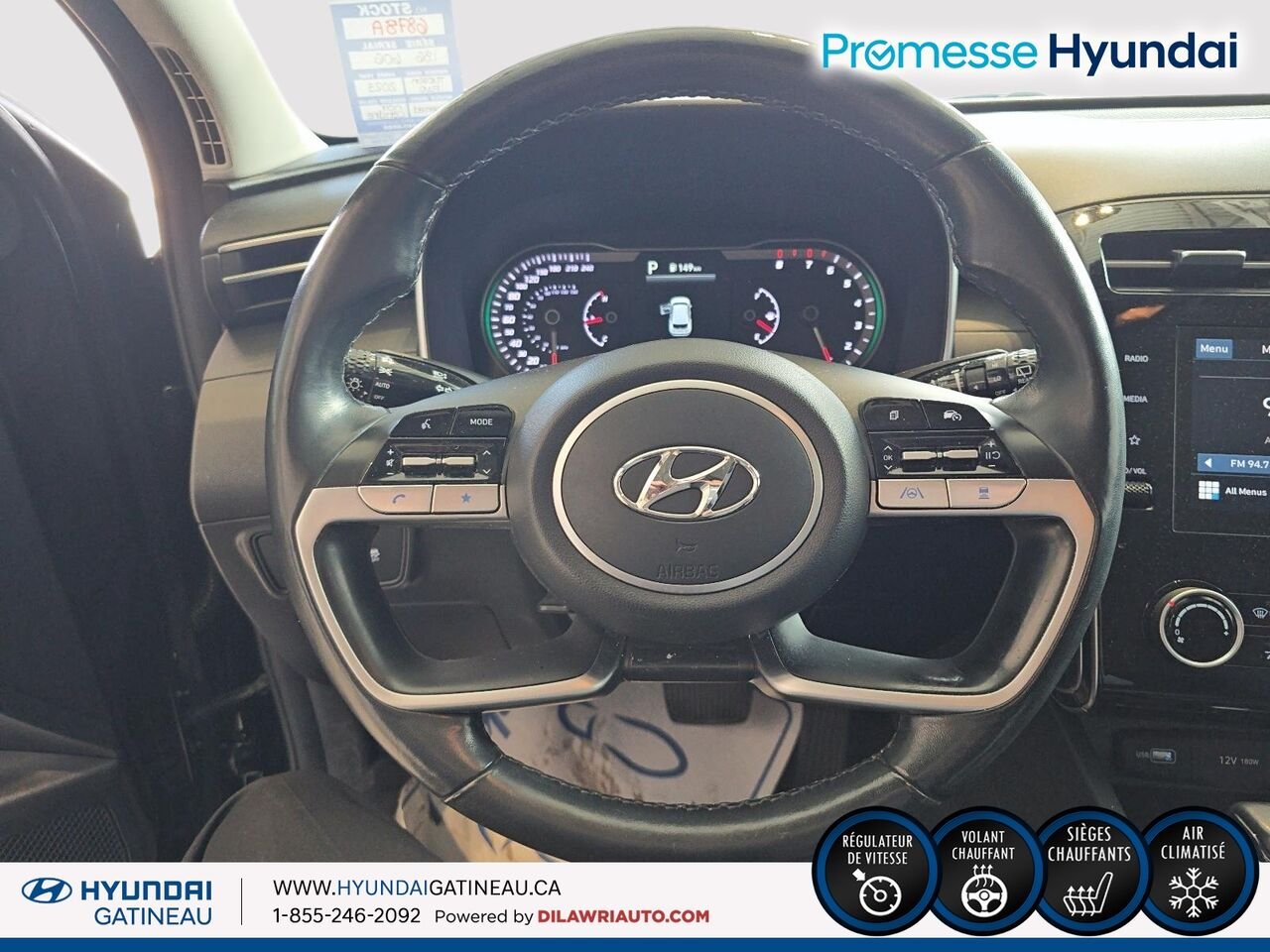 2023 Hyundai Tucson Black Gatineau - photo #11