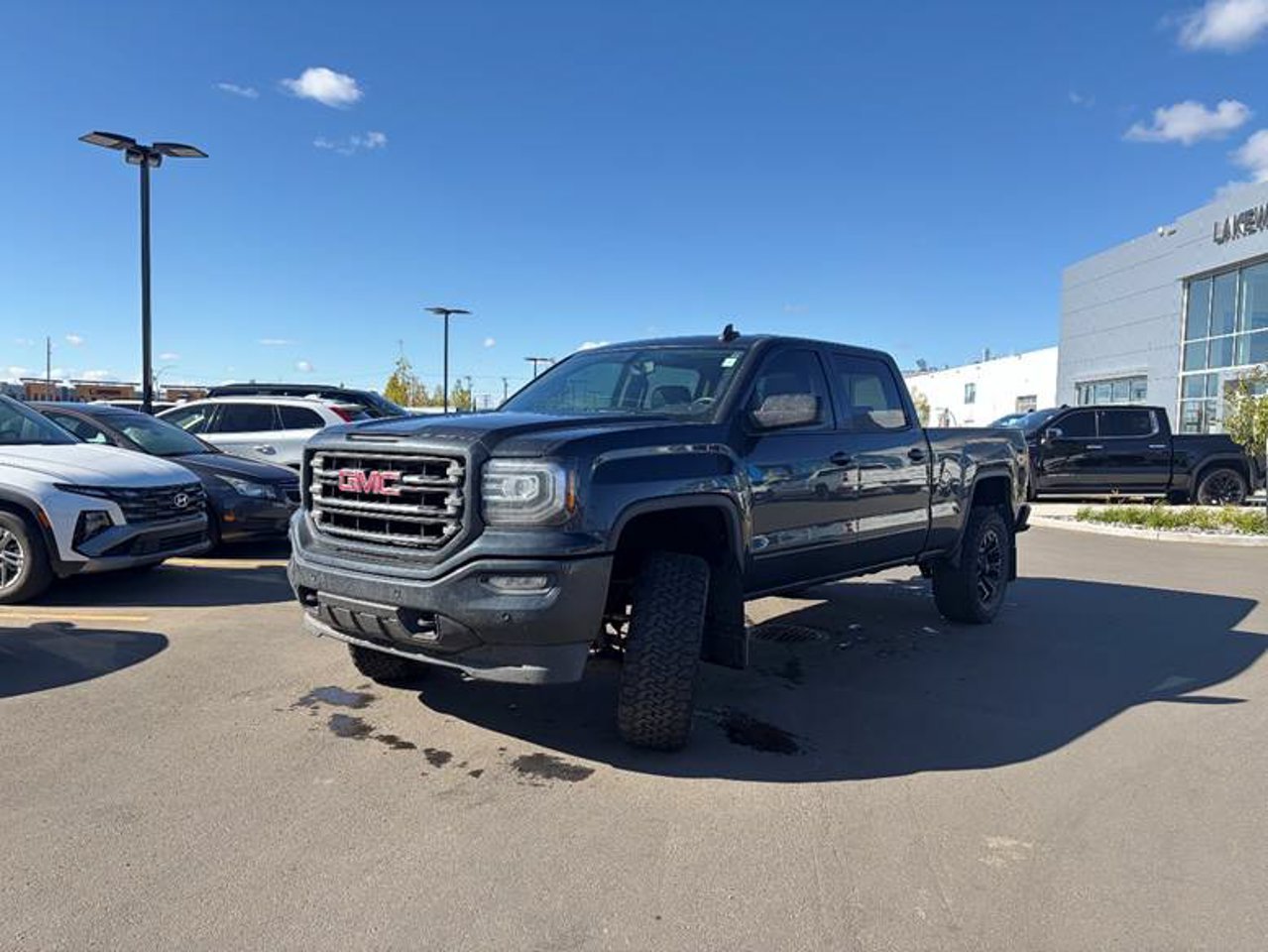 2018 GMC Sierra 1500 4WD Crew Cab 143.5 SLT Grey Sherwood Park - photo #2