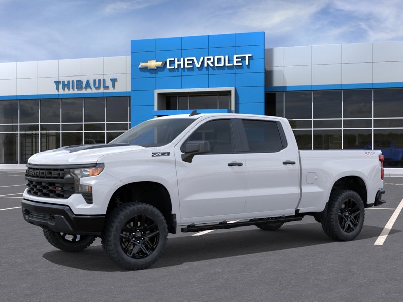 CHEVROLET Silverado 1500 Custom Trail Boss cabine multiplace 4RM 157 po 2026 BLANC SOMMET