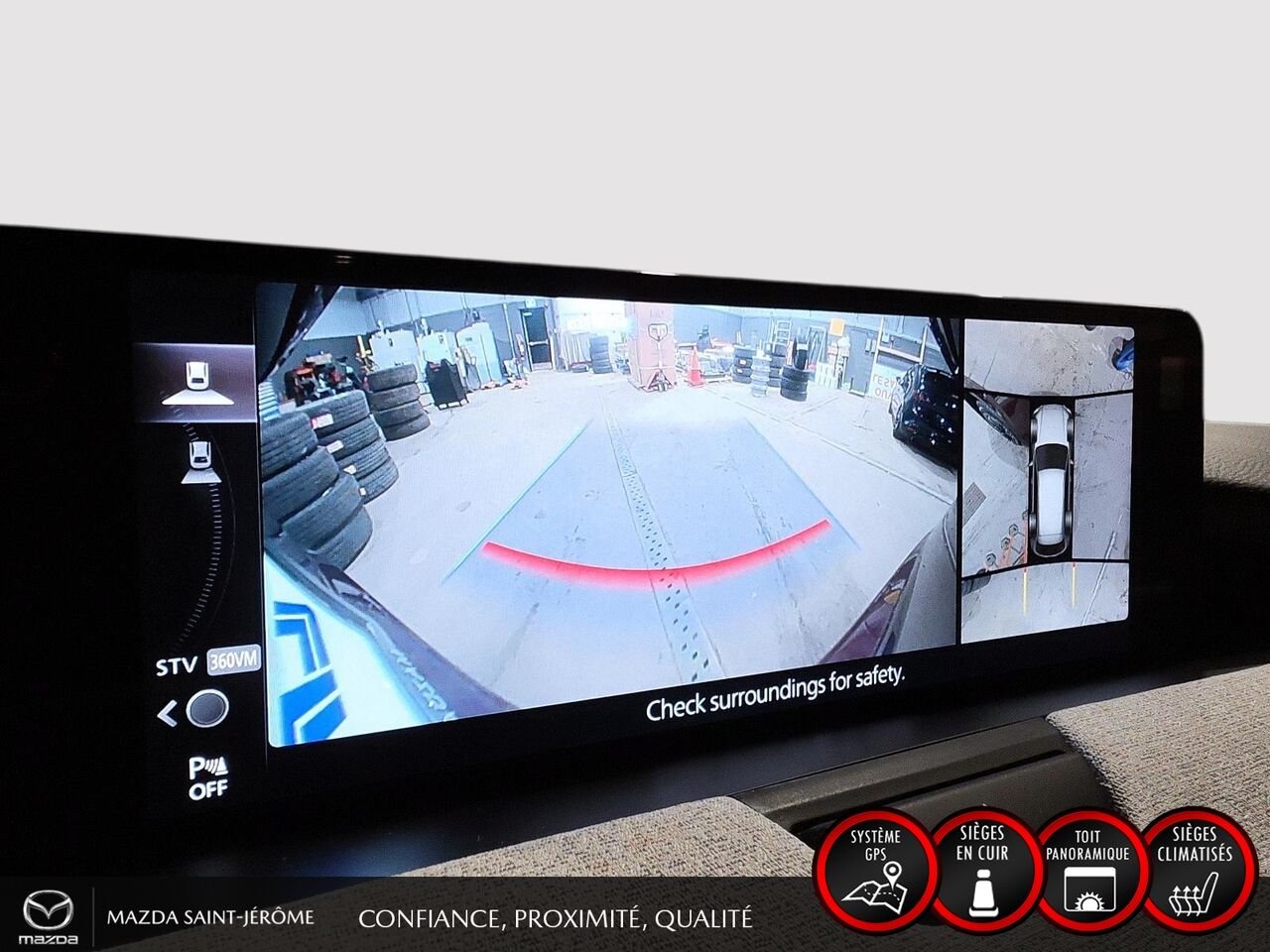 Mazda CX-90 hybride léger SIGNATURE TI | 1 PROPRIÉTAIRE | JAMAIS ACCIDENTÉ | HYBRIDE LÉGER | TOIT PANORAMIQUE | CUIR NAPPA 2024 Rouge Saint-Jérôme - photo #19