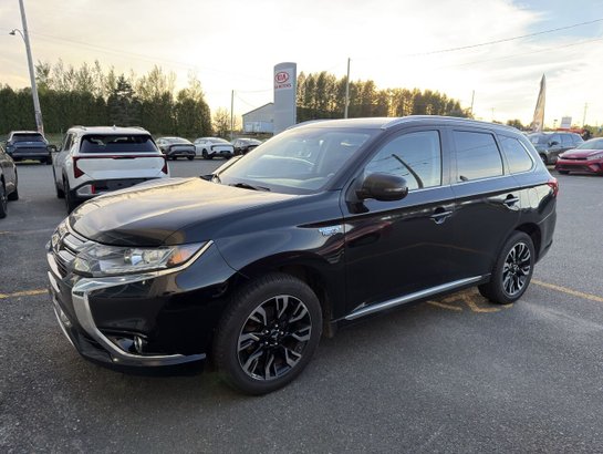 2018 Mitsubishi Outlander Plug-In Hybrid SE AWD SIEGE ELECTRIQUE ANGLES MORTS PAS ACCIDENTE Black