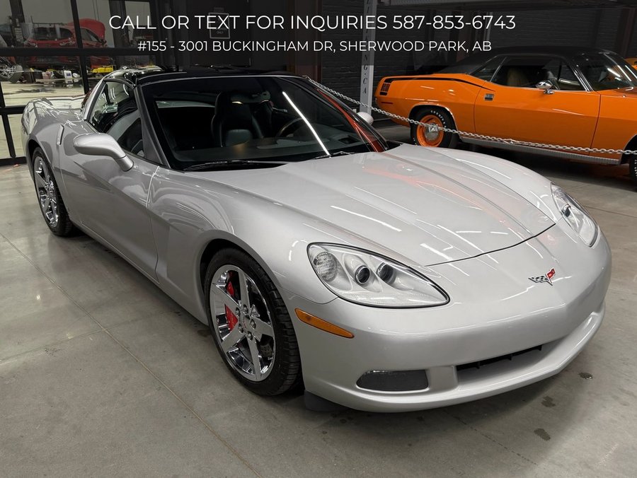 2006 Chevrolet Corvette | Heated Seats | Tinted & Painted Roof Panels | Memory Driver Seat Machine Silver Metallic