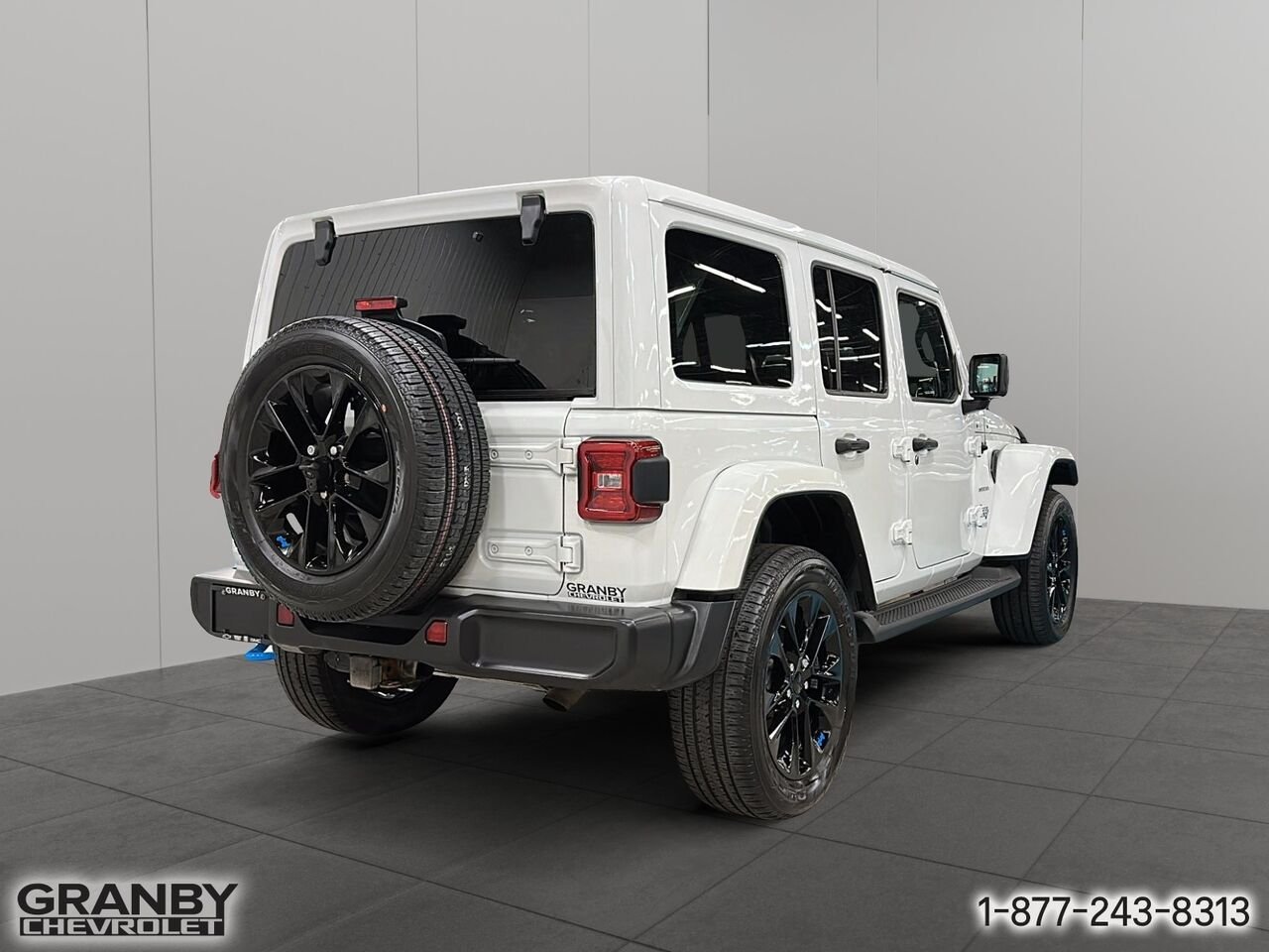 Jeep Wrangler 4xe Unlimited Sahara | 26-0776A 2022 Blanc Granby - photo #4