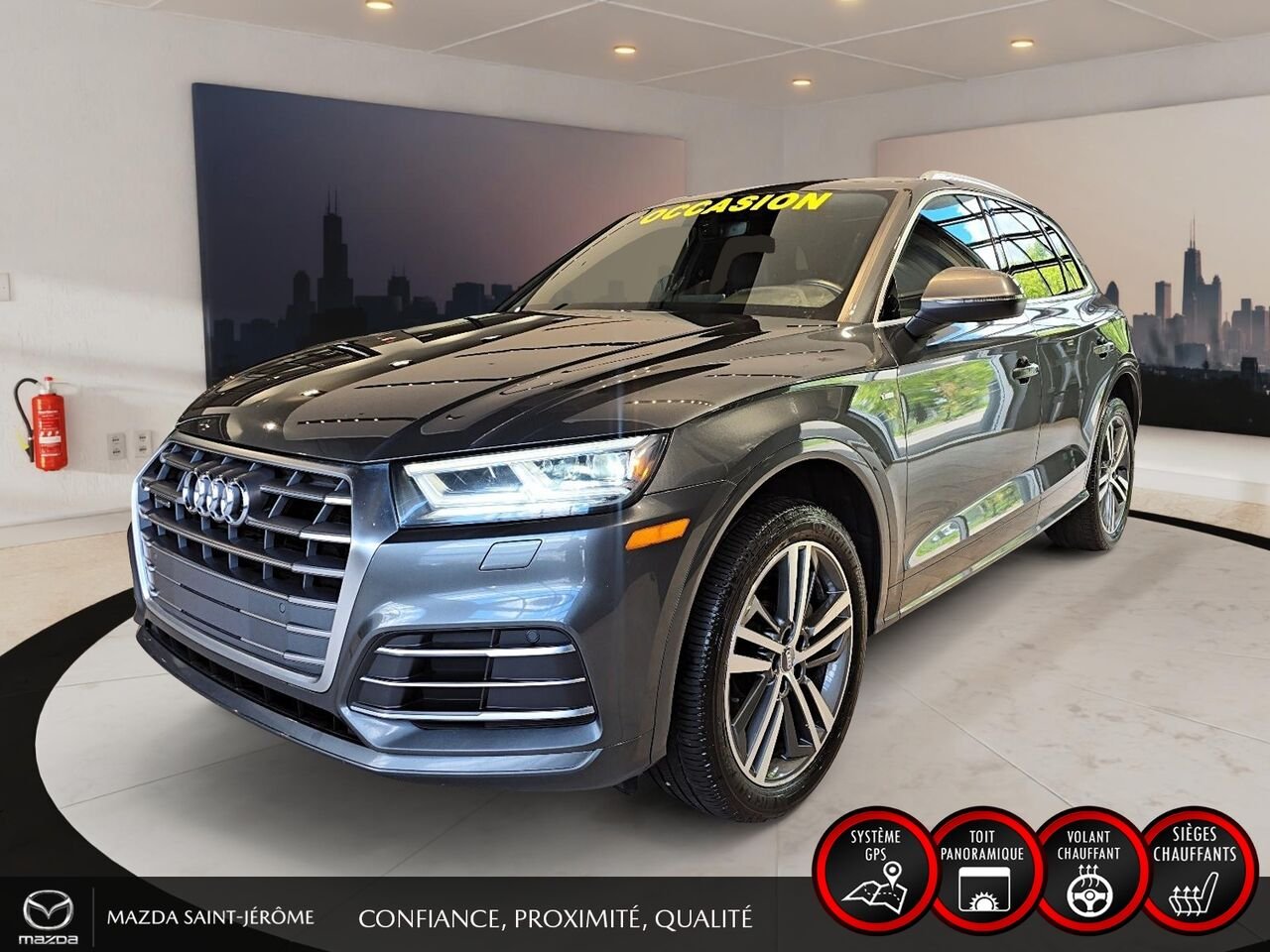 2018 Audi Q5 Grey Sainte-Agathe-des-Monts - photo #0