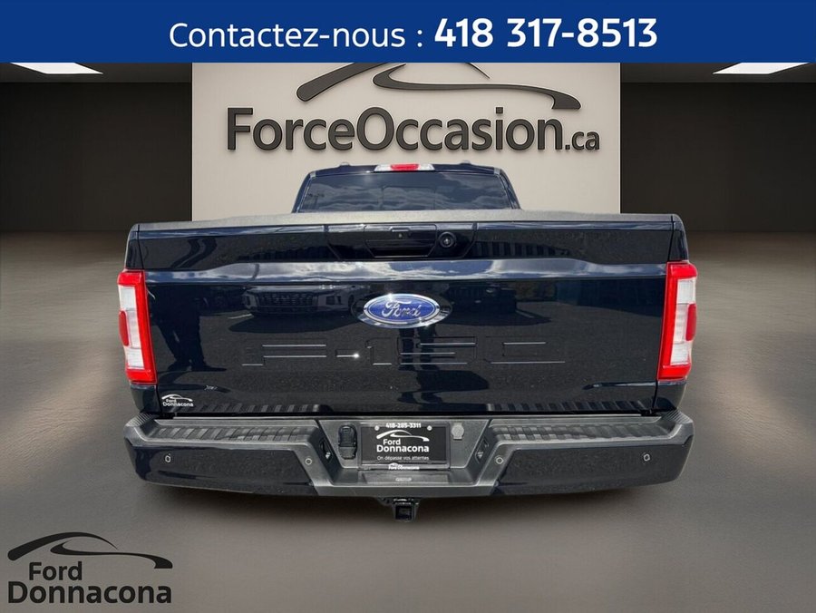 Ford F-150 LARIAT cabine SuperCrew - BOÎTE DE 6,5PI - 502A - MOTEUR POWERBOOST - 3,5 HYBRIDE - CUIR -TOIT PANO 2023 Noir