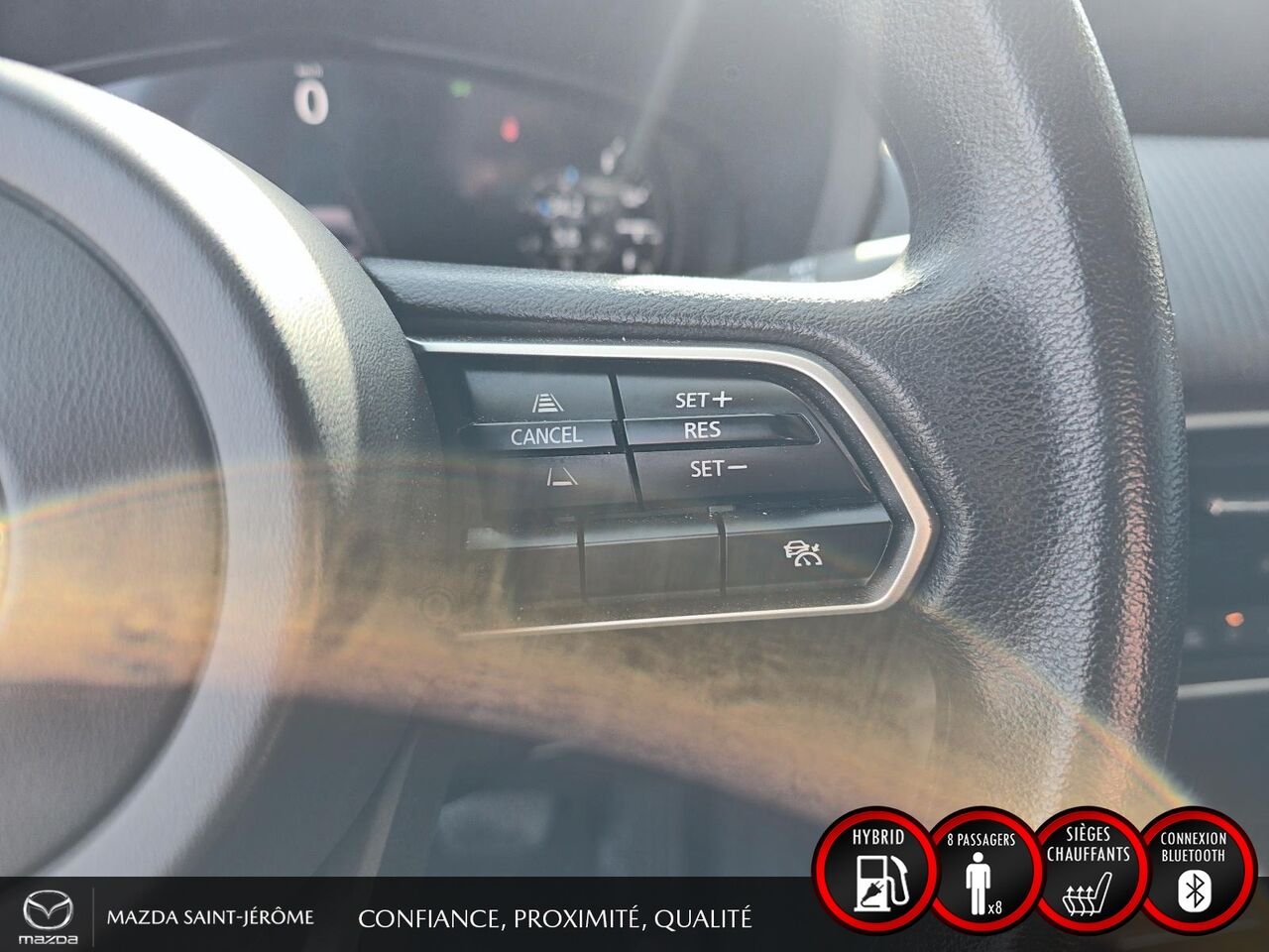 2024 Mazda CX-90 hybride rechargeable GS | 1 PROPRIÉTAIRE | JAMAIS ACCIDENTÉ | HYBRIDE RECHARGEABLE | AWD | DÉMARREUR À DISTANCE Black Saint-Jérôme - photo #14