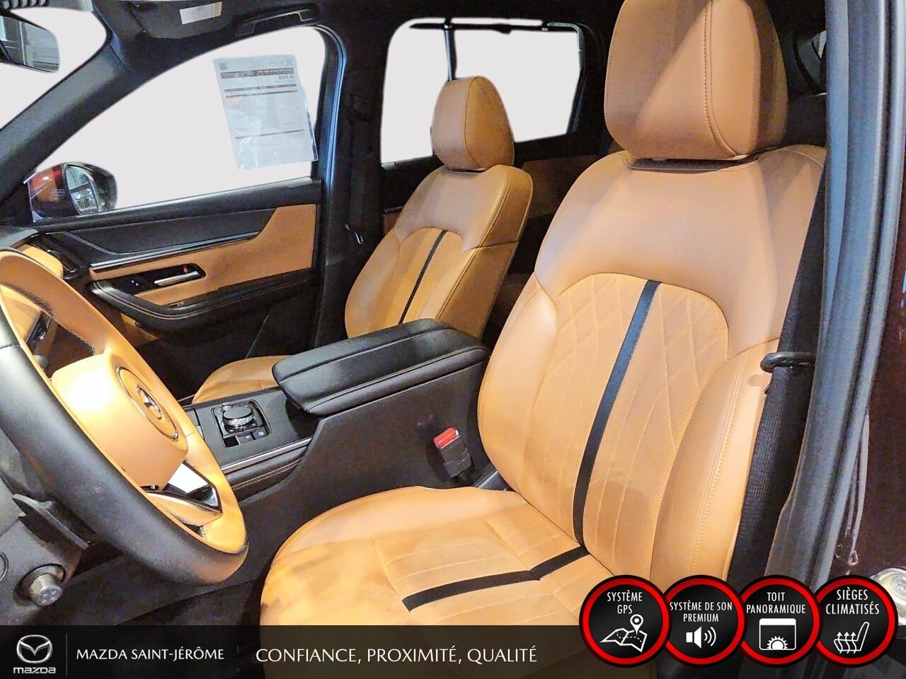 2024 Mazda CX-90 hybride léger Red Sainte-Agathe-des-Monts - photo #17