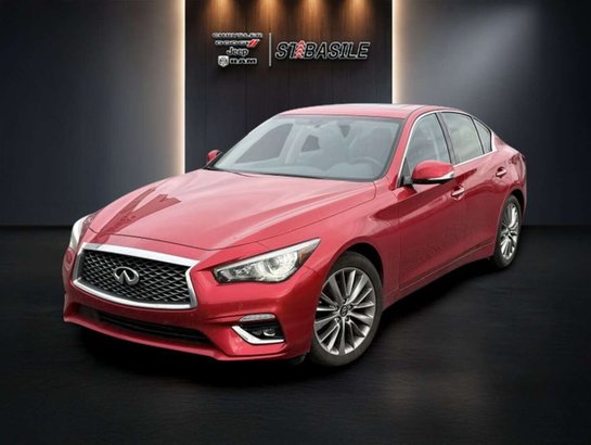 INFINITI Q50 LUXE AWD, CUIR, TOIT OUVRANT, AUDIO BOSE 2024 Rouge