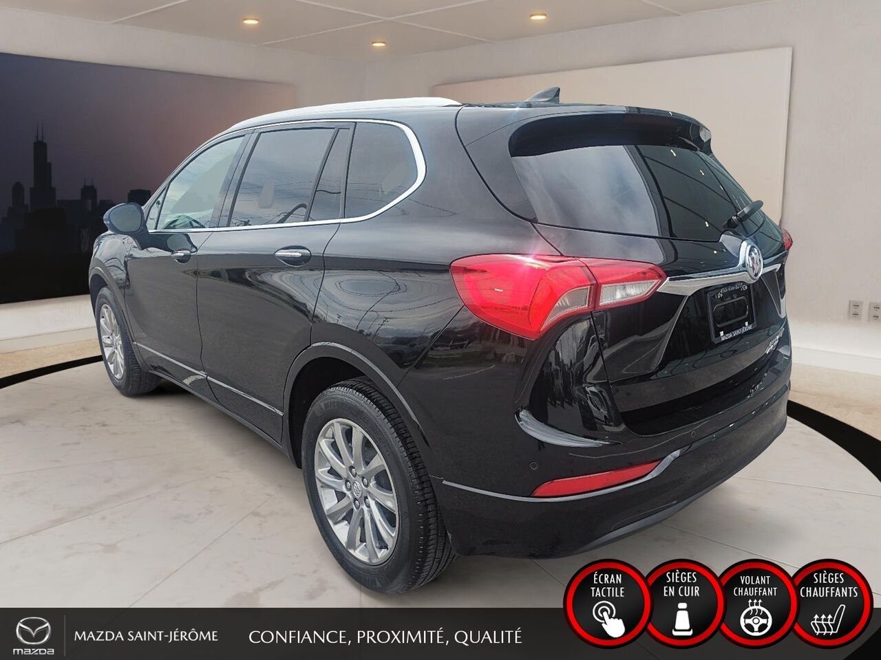 Buick Envision Essence | CUIR | AWD | 2019 Noir Saint-Jérôme - photo #9
