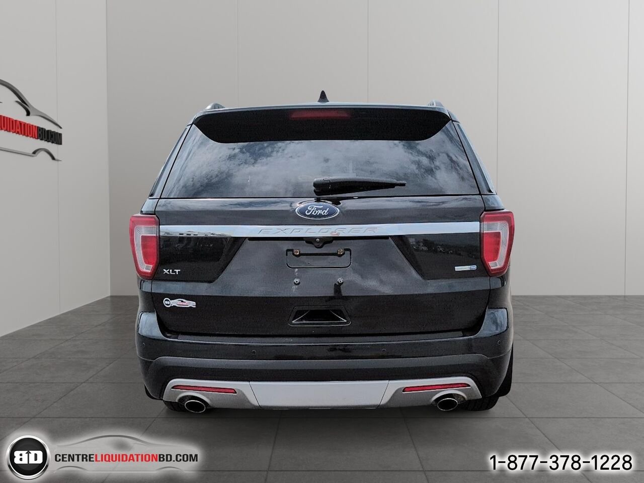 Ford Explorer XLT 2.3L ECOBOOST AWD | BD0384 2017 Noir Granby - photo #6