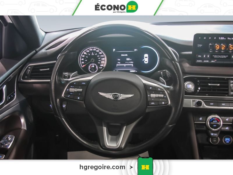 Genesis G70 821117 | 3.3T Advanced AWD CUIR TOIT OUVRANT CAMÉRA MAGS 2022 Blanc Laval - photo #21
