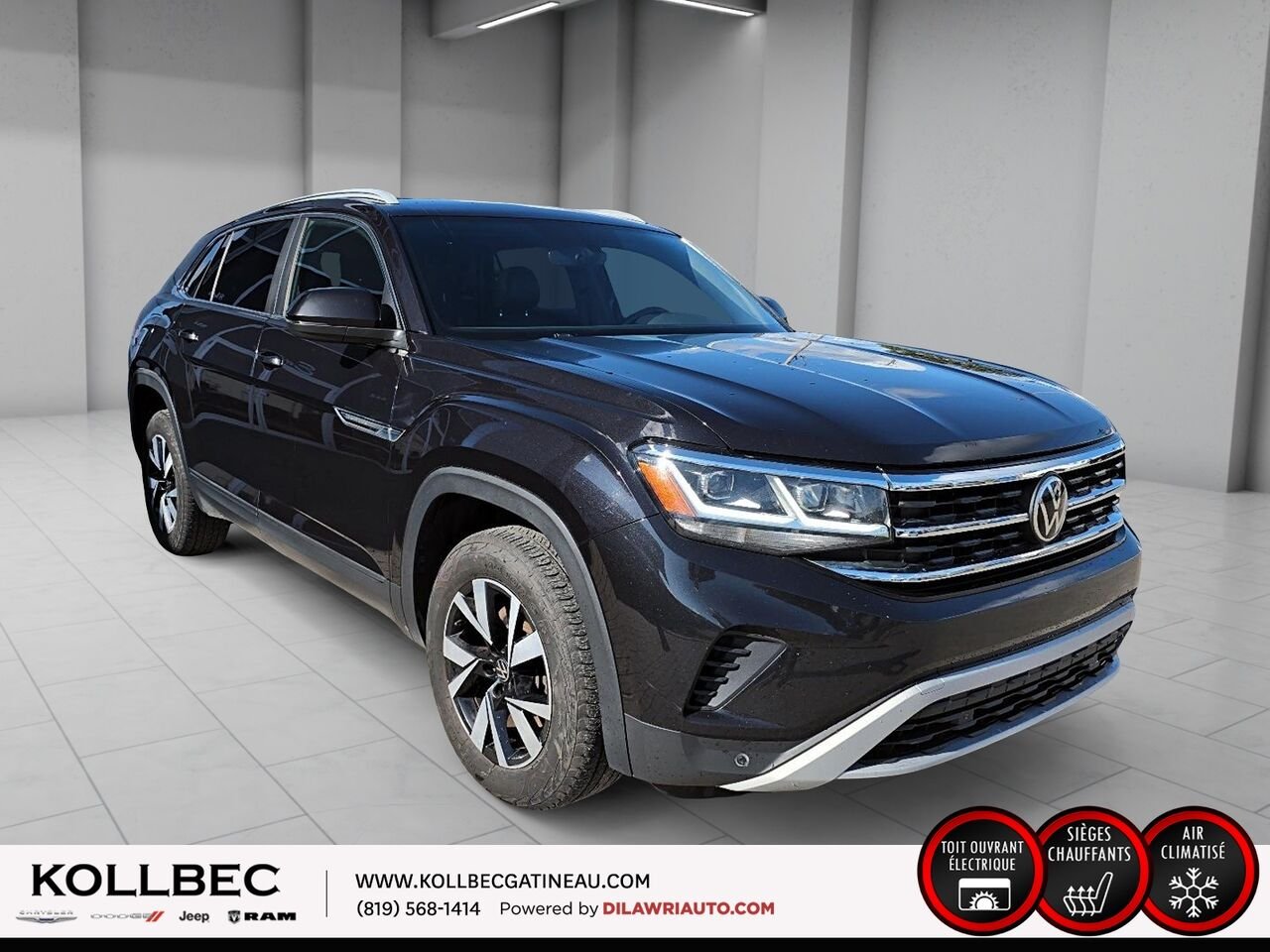 2020 VOLKSWAGEN ATLAS CROSS SPORT Comfortline 4MOTION Black Ottawa & Gatineau - photo #12