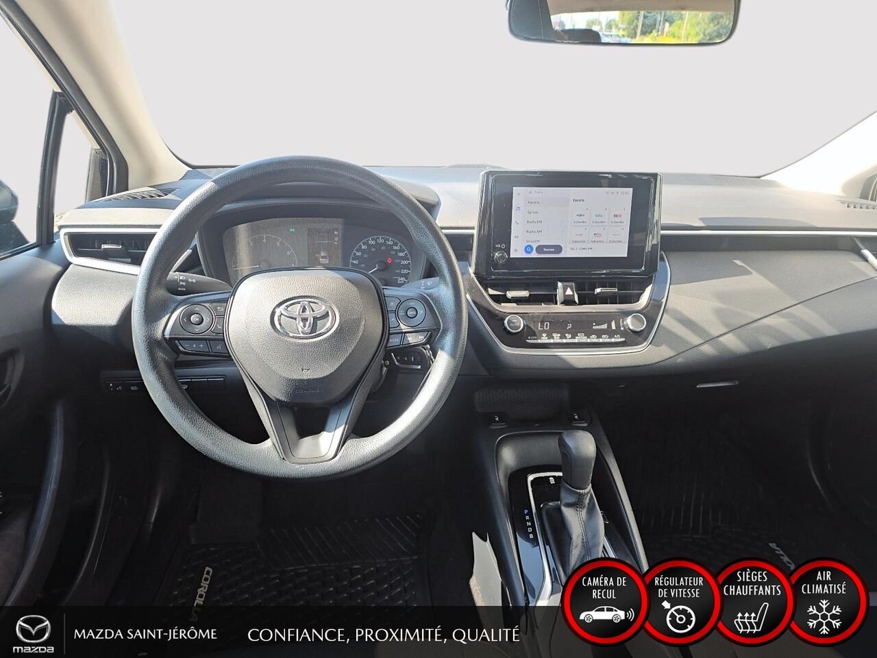 Toyota Corolla 2023 Noir Ste-Agathe des Monts - photo #20