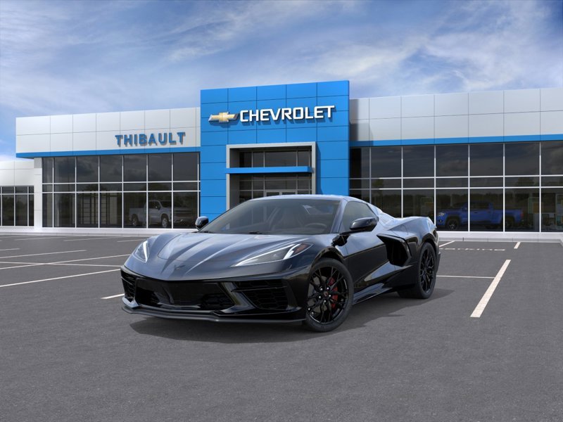CHEVROLET CORVETTE Stingray cabriolet 2 portes avec 1LT 2027 Noir Sherbrooke - photo #7