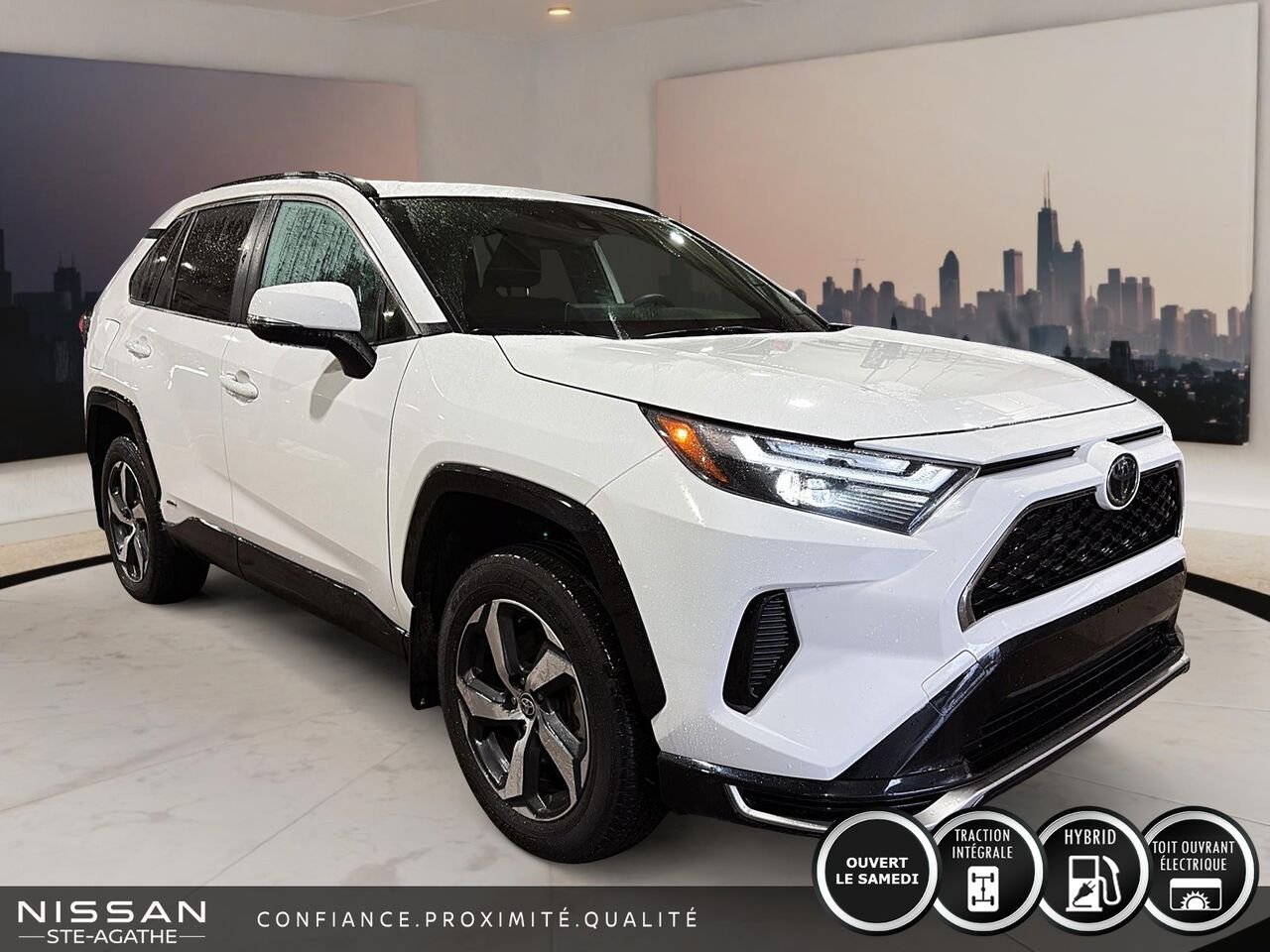 2025 Toyota RAV4 hybride rechargeable SE TI White Saint-Jérôme - photo #2